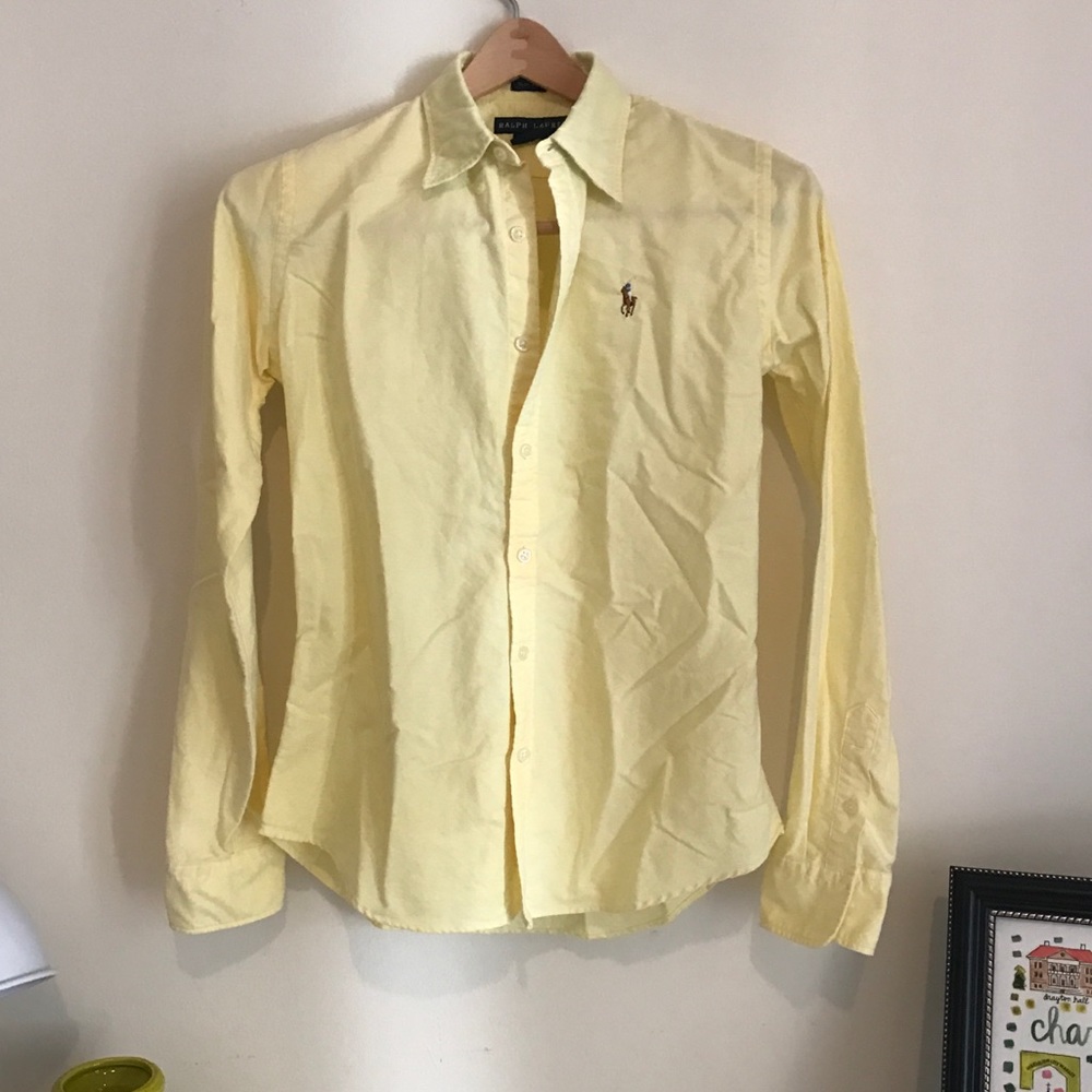 Women's Polo Ralph Lauren Slim Oxford Button Shirt